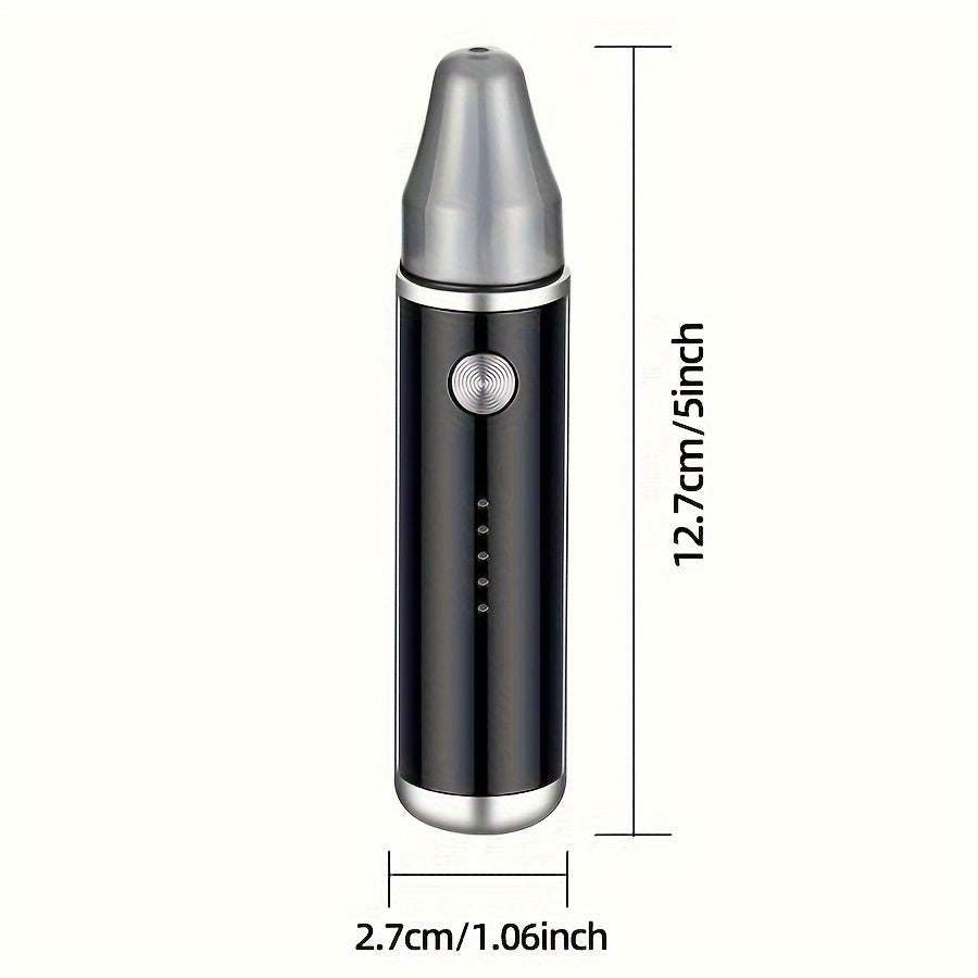 Electric Nose and Ear Hair Trimmer, Painless Eyebrow & Facial Hair Removal, USB Rechargeable with 500mAh Lithium Battery, Compact Design for Men and Women, Father's Day Gift