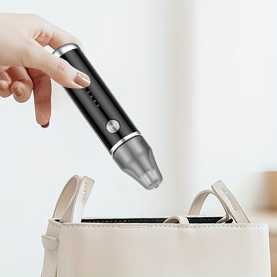 Electric Nose and Ear Hair Trimmer, Painless Eyebrow & Facial Hair Removal, USB Rechargeable with 500mAh Lithium Battery, Compact Design for Men and Women, Father's Day Gift