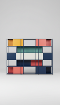 Indigo Steel Modular Bookshelf